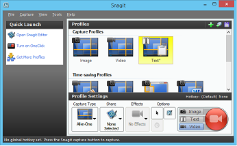 A screenshot of Snagit one of the best Localization Testing Tools around.